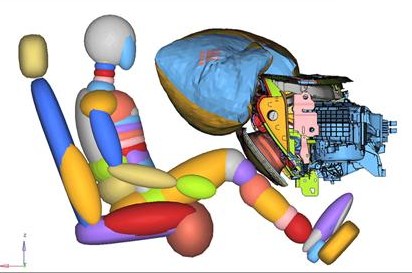 2015 Ford Mustang Active Glovebox Knee Airbag