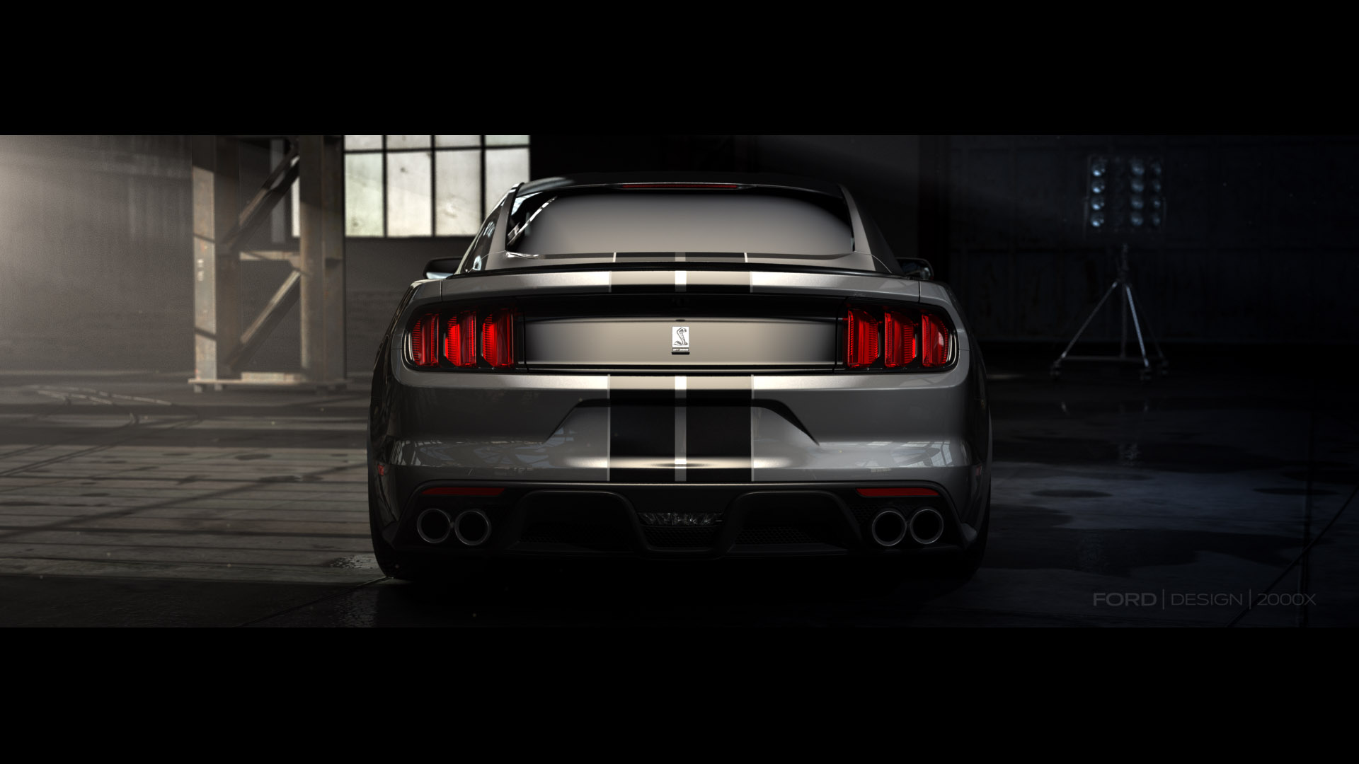 The All-new Shelby GT350 Mustang CGI image