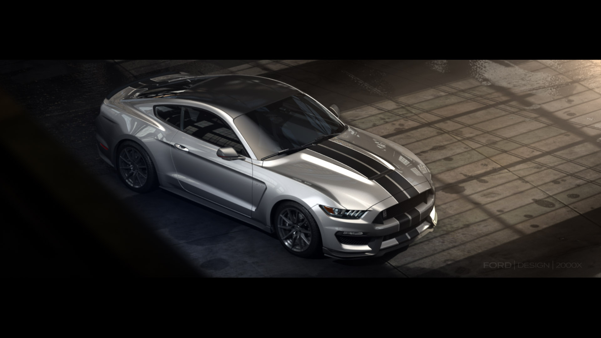 The All-new Shelby GT350 Mustang CGI image