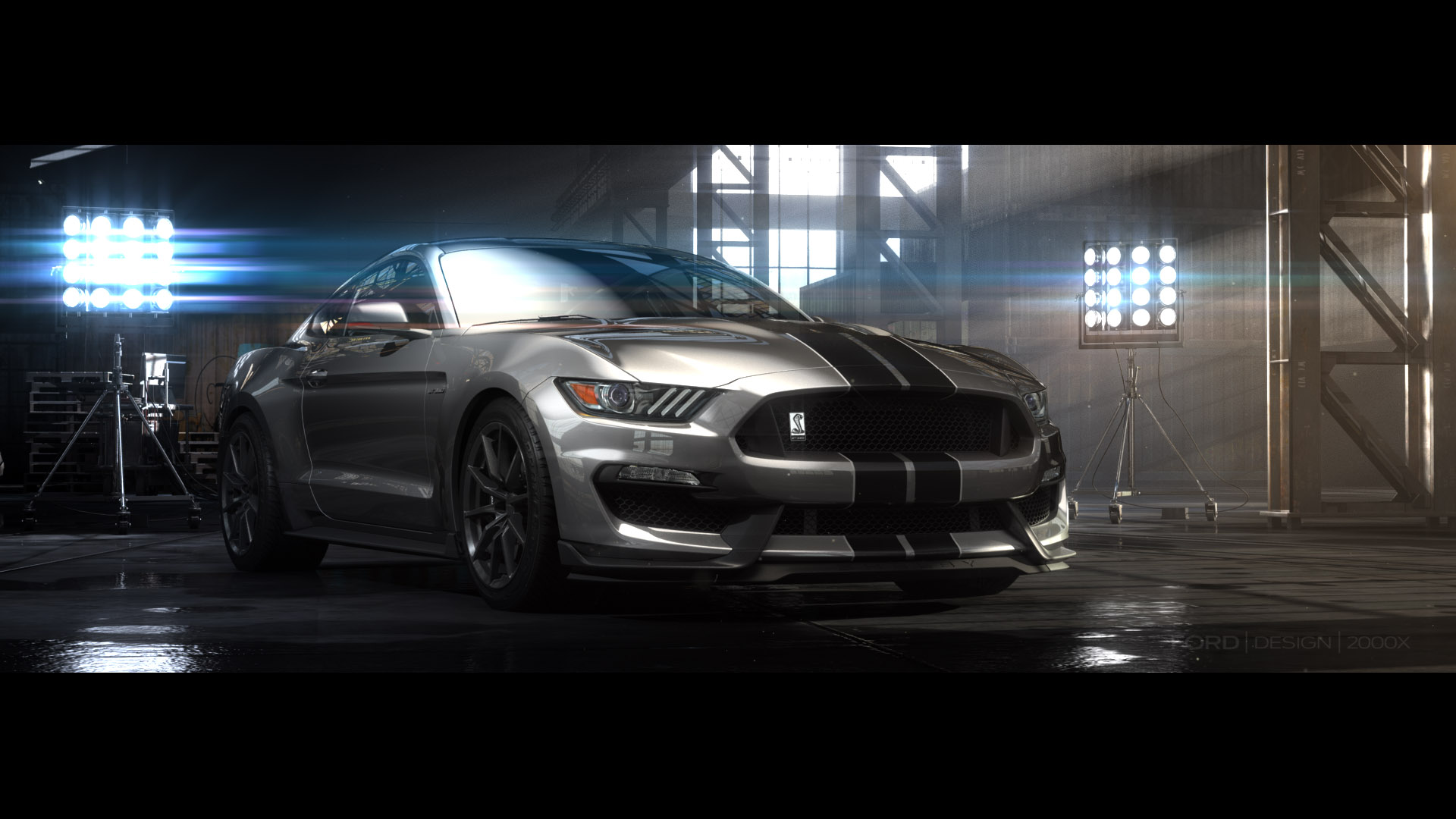 The All-new Shelby GT350 Mustang CGI image