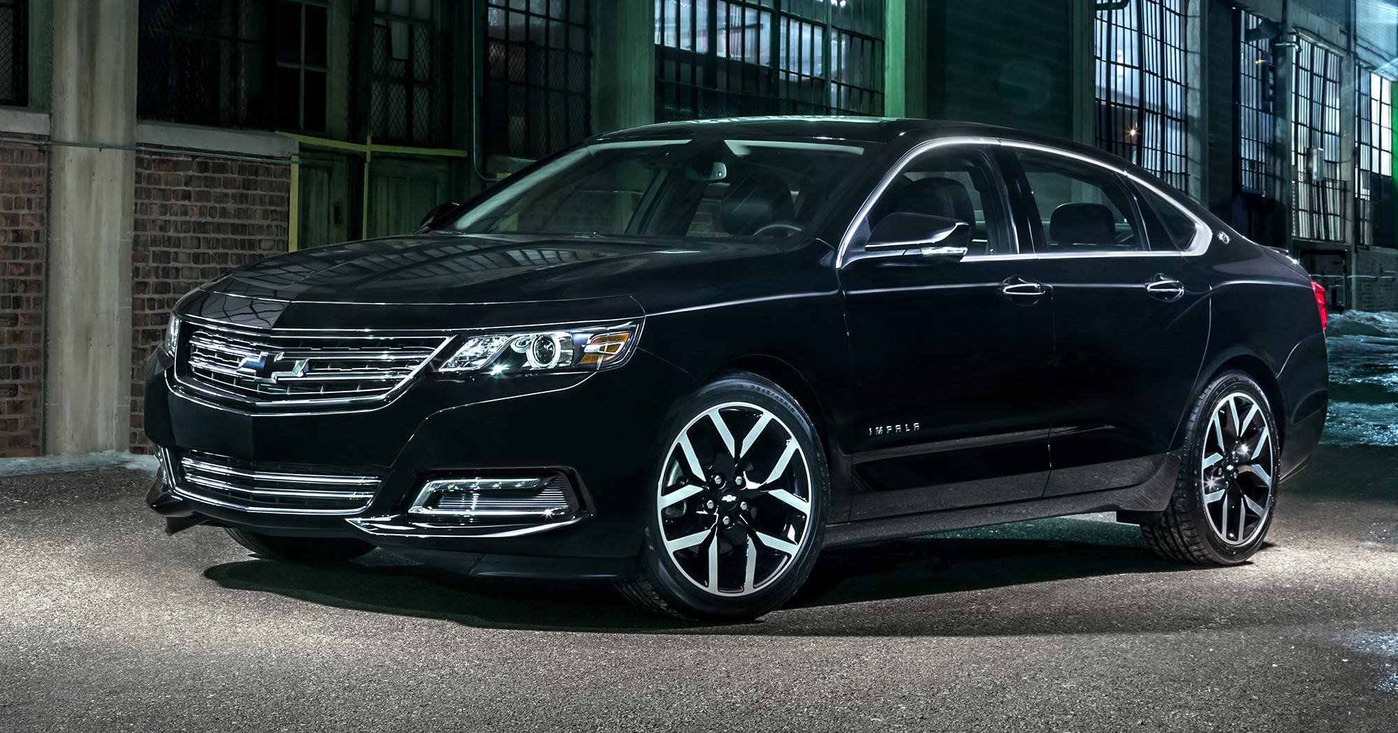 The Chevrolet Impala Midnight Edition, based on a concept shown at the 2014 SEMA Show in Las Vegas, is outfitted to give the full-size sedan a more dramatic, sinister look, and will arrive in dealerships early this summer.