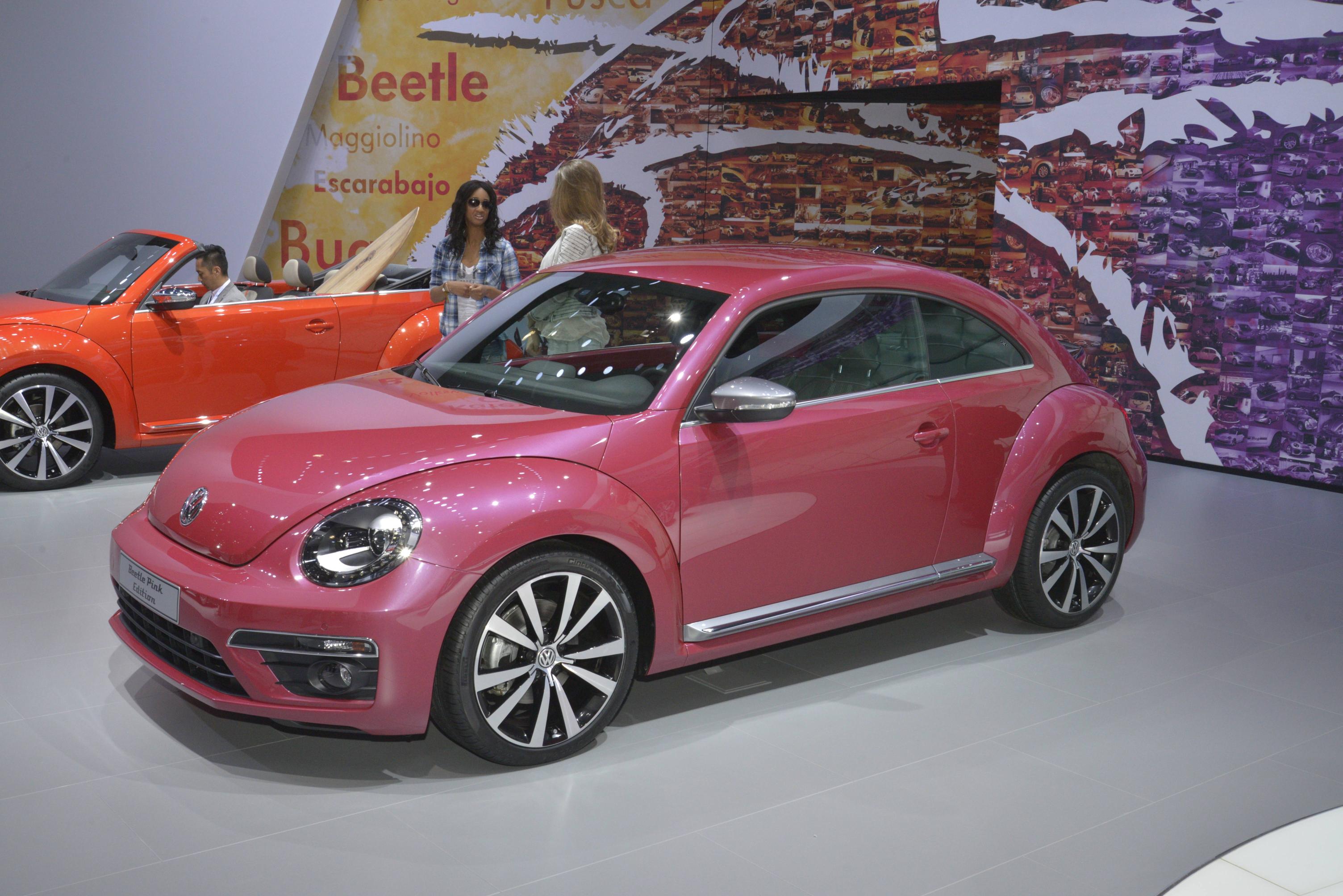 Volkswagen Beetle Pink Color Edition