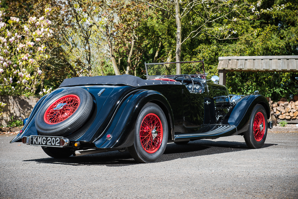 1937 Aston Martin 15 98 2L Long Chassis Tourer rear