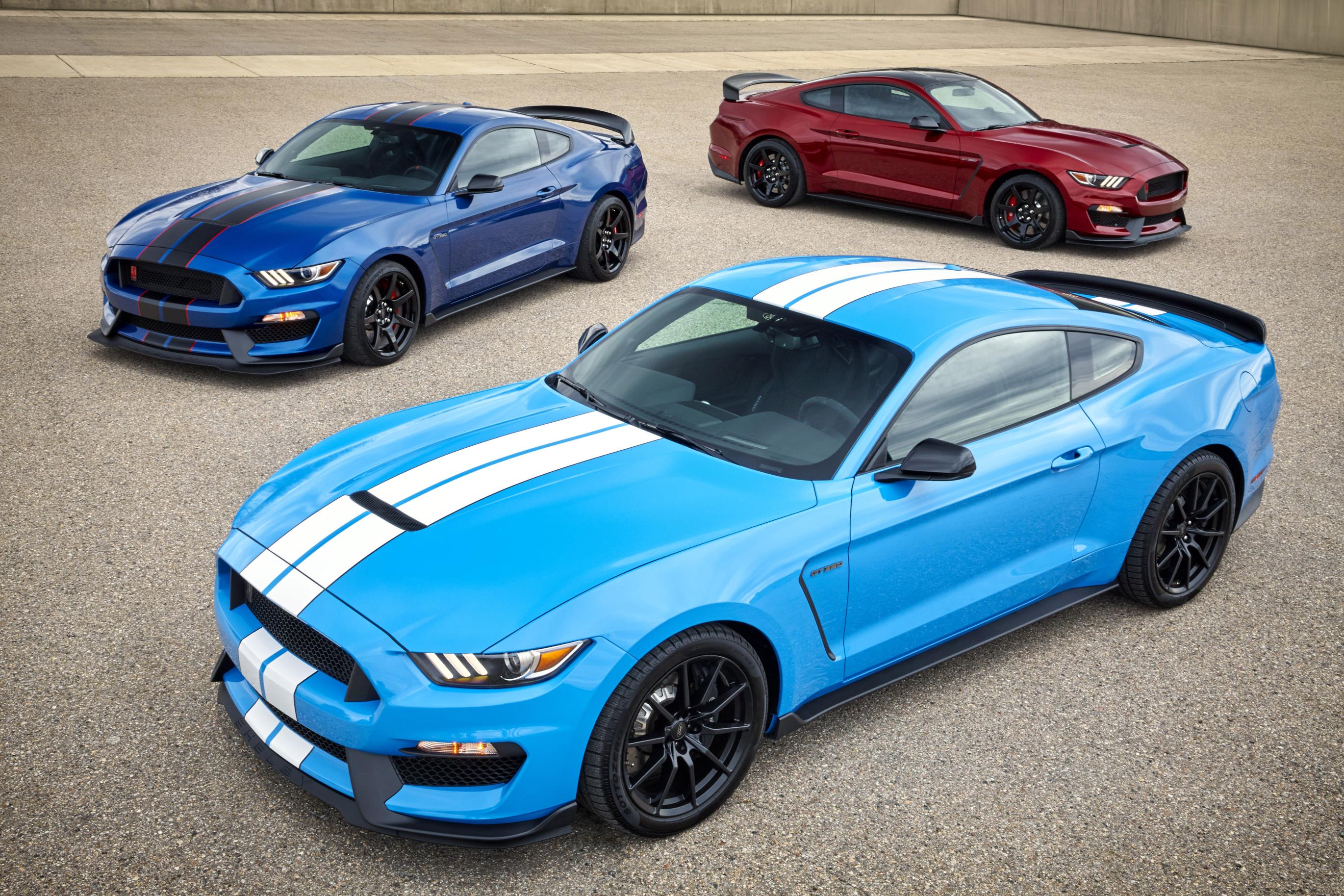 2017 Ford Shelby GT350 & GT350R in new colors